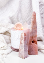 Pink Amethyst obelisks